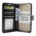 Miniatyrbillede 2 af 9: Crazy Horse Samsung Galaxy S25 Wallet Case Turkos