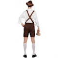 Miniatyrbild 3 av 4: Oktoberfest-festdräkt för män, tysk bayersk ölman, läderbyxor, traditionell maskeradkostym, M