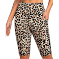 Miniatyrbillede 4 af 5: Dykker shorts til kvinder, reduceret gnidning, lette, bløde, hudvenlige, våddragt shorts til surfing - Perfekt Leopard Print Leopard Print M