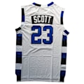 Miniatyrbilde 1 av 2: Retro Jersey Broderte Basketballvest For Menn Hvit Nr. 23 White No. 23 XXL