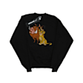 Miniatyrbillede 1 af 5: Løvernes Konge Drenge Klassisk Simba Timon & Pumba Sweatshirt 7-8 år Sort Black 7-8 Years
