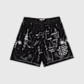 Miniatyrbilde 1 av 5: 2023 Nye Eric Emanuel Ee Basic Shorts New York City Skyline 2022 Nye Treningsshorts for Menn Pustende Mesh Casual Shorts 26 L