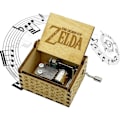 Miniatyrbild 1 av 5: The Legend of Zelda Speldosa Trä Handvev, Antik Trä, ZQKLA