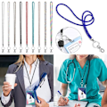 Miniatyrbillede 10 af 10: Rhinestone Telefon Lanyard Krystal Kæde Stropper AB AB AB AB