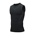 Miniatyrbillede 1 af 5: Ionic Shaping ærmeløs skjorte, vest i is-silke stof sort2 sort2 black2 2XL