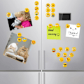 Pikkukuva 4 / 4: Emojimagnet Jääkaappimagneetti Dekoratiivinen valkotaulu Luokkahuoneen kaappi Astianpesukone Sööt ja lõbus poiste ja tüdrukute lemmikkingitus (30 Emoji-magnetit)