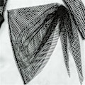 Pikkukuva 11 / 11: 4 kpl/setti Naisten uimapuku, sis. rintaliivit, stringit, laskostettu hame, ontto uimapuku, halterneck-stringit, uima-asut, musta Black L