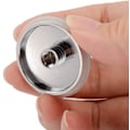 Miniatyrbilde 5 av 5: Mu Mianhua 2 stk. Servantbatteri Trykknapp Messing Polert Krom Click Clack 38mm Avløp Badekar Pop Up Plugg Avløpsplugg for Badekar{GKS}