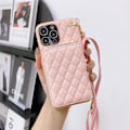 Miniatyrbild 1 av 3: Crossbody-fodral Kompatibelt med iPhone 14 Pro Max/14 Pro, PU-läder Handväska Plånboksfodral med Korthållare Rosa Pink For iPhone 14 Pro Max