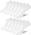 Bamboo Workout Socks for Women and Men, Invisible Ankle Socks Low Cut Non-Slip Liners Multipack Everyday Socks