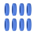 Miniatyrbillede 10 af 10: 8-pak Rejsebeskyttelse til Kuffert Hjul sort black 8pcs-8pcs