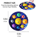 Miniatyrbillede 2 af 5: 2 stk. Finger Tryk Boble Legetøj - Solsystem Legetøj Boble Planet Pop Stress Relief Gave til Voksne Børn