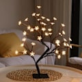 Miniatyrbillede 4 af 4: Blomsterpotte landskabstræ, 24 LED-lys, metalfod, varm hvid