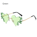 Pikkukuva 1 / 10: Flame Heart aurinkolasit AURINKOLASIT VIHREÄ Green