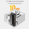 Miniatyrbillede 3 af 10: Bluetooth 5.0-modtager Trådløs Lydadapter Håndfri