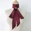 Miniatyrbild 3 av 10: Smal Lång Scarf Väska Band VIT White