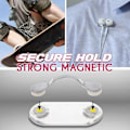 Miniatyrbillede 7 af 8: Magnetisk brilleholder i zinklegering 2pcs