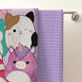 Miniatyrbillede 5 af 5: Squishmallows Håndklæde 70x140cm Squish Squad Multicolor multifärg
