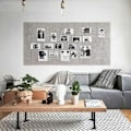 Miniatyrbillede 4 af 4: Filtet grå opslagstavle
