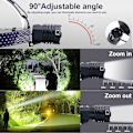 Pikkukuva 4 / 5: LED-otsalamppu, latautuva, 90 000 lumenin superkirkas otsalamppu