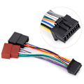 Miniatyrbilde 5 av 5: Bilstereo kabelsett Port 16-pin til mini ISO 8-pin kontaktkabel for Pioneer 2003 og nyere