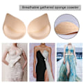 Miniatyrbilde 3 av 9: 3 Par Bra-puter Push Up-innsatser Bra-kopper Erstatning Br black One Size 3pcs