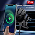Pikkukuva 4 / 4: Magneettinen langaton autolaturi, sopii Applen matkapuhelimen langattomaan laturiin iphone12-navigointikiinnike