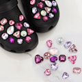 Miniatyrbilde 8 av 8: 28 stk Rhinestone Sko Spenne Klipp Sko Dekorasjon Klipp C C C C
