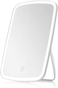 Makeup Mirror Touch Screen Dressing Table Mirror With Led Brightness Adjustable Portable Usb Rechargeable