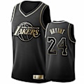 Miniatyrbild 1 av 3: Kobe Bryant tröja nr 24 svart och guld broderad väst NBA tröjasett XXL