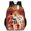 Miniatyrbild 1 av 7: Barn Fotbolls-VM CR7 Ronaldo Ryggsäck Pojkar Flickor Resväska Studenter Skolväska A A A 29*16*42cm