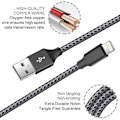 Miniatyrbilde 3 av 4: 2-Pakning 3 meter Lightning Kabel Svart