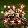 Miniatyrbilde 3 av 4: Juledekorasjoner, sopp LED-lysslynge, 3 meter 30 LED jul