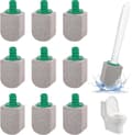 10-pack toalett pimpsten refill - m/ 1 återanvändbart h&le - Pimpsten rengöringssten - toalettsten