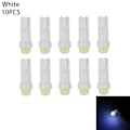 Miniatyrbild 1 av 10: T5 LED-lampa Instrumentbräda Ljus VIT 10ST 10ST Vit - Perfekt Vit White 10Pcs-10Pcs