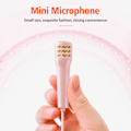 Miniatyrbild 8 av 8: 3,5 mm karaoke-mikrofonhörlurar mini stereo-hörlurar med sladd i vitt White