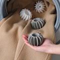 Miniatyrbillede 4 af 9: Vaskemiddelkugle Genanvendelig Silikon Tøj Hår Rengøringsværktøj Dyrehår Fjerner Vaskemaskine Kattehår Fangst Vaskemiddelkugle 5 stk 5PCS Grey