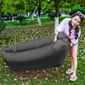 Miniatyrbilde 3 av 7: Luftsofa / LayBag med Solskjerming - Oppblåsbar Black Svart