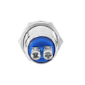 Miniatyrbilde 4 av 6: Vanntett Metall 12mm Startknapp Momentan Trykknapp Elektrisk Bryter - 1 stk