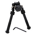 Miniatyrbild 2 av 8: Tilt 360 Graders Rotationsbar V8 Bipod Justerbar Rail Mount Rotationsadapter Stativ för Utomhusjakt Svart