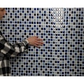 Miniatyrbillede 3 af 3: Mørk marmor mosaik Selvklæbende 3D dekoration 80