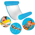 Miniatyrbild 1 av 5: Inflatable Pool Float Lounger Water Hammock 4-in-1 Pool Chair