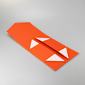 Miniatyrbilde 2 av 9: Stor V-formet gaveeske Oransje Orange M