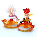 Pikkukuva 3 / 5: One Piece -hahmo Nika Luffy Gear 5 Q-versio Action Figure Stat Red
