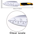 Miniatyrbilde 2 av 5: Hagespade i rustfritt stål for planting, omplanting, luking, flytting