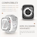 Pikkukuva 2 / 4: Goton 2 i 1 Vedenpitävä Bling Kotelo Apple Watch 40mm Näytönsuoja SE (2. sukupolvi) Series 6 5 4, Täysi Glitter Timantti Strassi Puskuri Etukansi