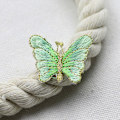 Miniatyrbillede 2 af 5: 14 stk. sommerfuglebroderede strygemærker 3,8x3 cm, Broderi