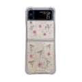 Miniatyrbild 1 av 3: Gypsophila-telefonfodral för Galaxy Z Flip3, rosa szq