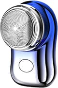Galvanoidulla Mini Sähköparranajokone USB Ladattava Miehille Märkä Parta Kasvot Ääni Gradientti Sininen Gradient Blue