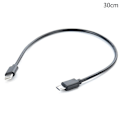 Miniatyrbilde 1 av 5: Type C USB-C til Micro USB-kabel Micro B USB Type C-kabel Hann til hann Datakabel 30CM 30CM